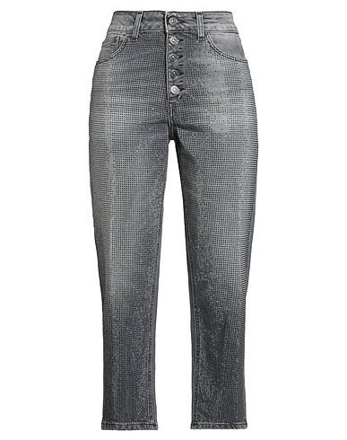 DONDUP Pantaloni jeans Grigio 98% Cotone, 2% Elastan