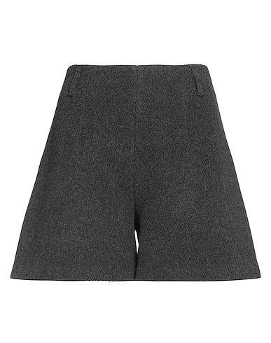 BEATRICE .B Shorts & Bermuda Charcoal 70% Wool, 30% Polyamide
