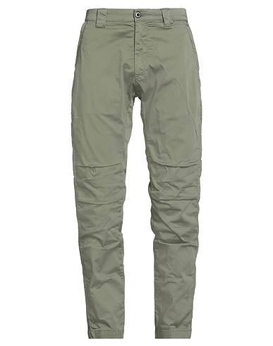 C.P. COMPANY Casual trouser Military green 98% Cotton, 2% Elastane