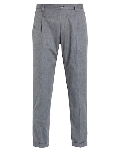 DOLCE&GABBANA Casual pants Grey 100% Cotton