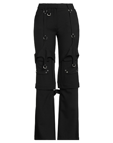 OFF-WHITE™ パンツ ブラック ポリエステル 53% / バージンウール 43% / ポリウレタン 4%