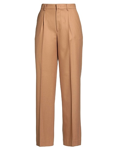 PT Torino Casual trouser Camel 97% Virgin Wool, 2% Polyamide, 1% Elastane