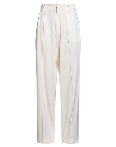 GIUSEPPE DI MORABITO Casual pants Ivory 97% Wool, 3% Lycra®