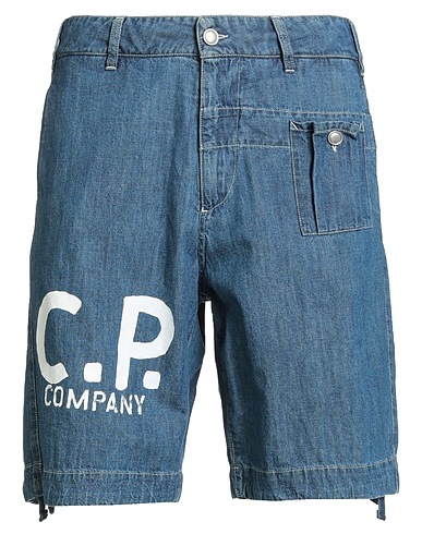 C.P. COMPANY Denim shorts Blue 100% Cotton