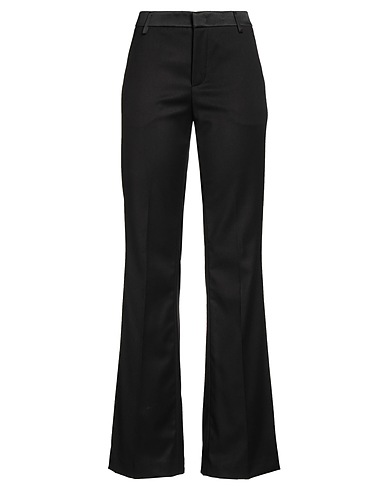 DONDUP Casual pants Black 62% Polyester, 35% Viscose, 3% Elastane