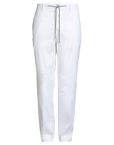 BALDESSARINI Pantalón Blanco 51% Lino, 46% Algodón, 3% Elastán