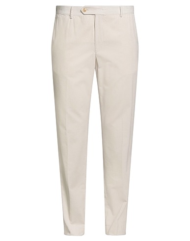 WINDSOR. Casual trouser Off white 100% Cotton