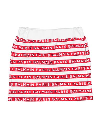 BALMAIN Skirt ROSSO 100% Cotton