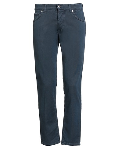 EXIBIT Casual pants Navy 98% Cotton, 2% Elastane