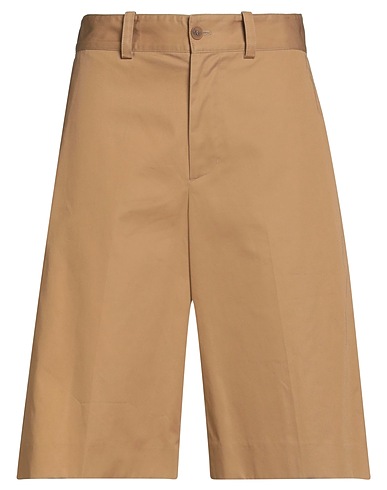 MAISON KITSUNÉ Shorts & Bermuda Camel 100% Cotton