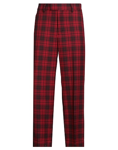 MAISON KITSUNÉ Casual pants Brick 100% Wool