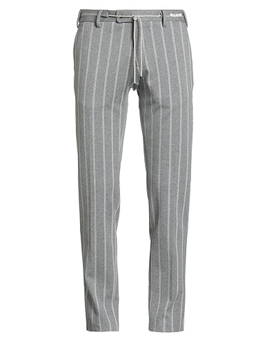 L.B.M. 1911 Casual pants Grey 92% Cotton, 5% Polyamide, 3% Elastane