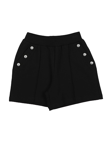BALMAIN Shorts & Bermuda Black 100% Cotton, Elastane