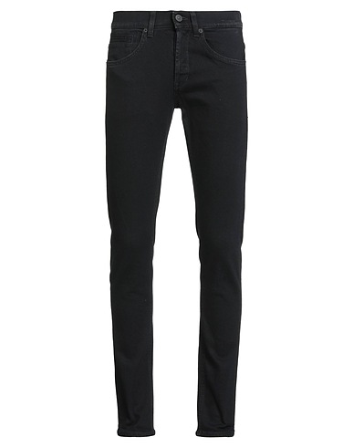 DONDUP Denim trousers Black 57% Organic cotton, 37% Modal, 4% Elastomultiester, 2% Elastane