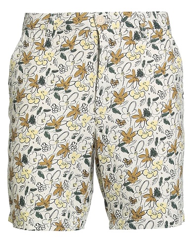 !SOLID Shorts & Bermuda Beige 58% Linen, 42% Viscose