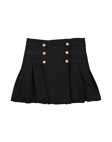 BALMAIN Skirt Black 99% Virgin Wool, 1% Elastane