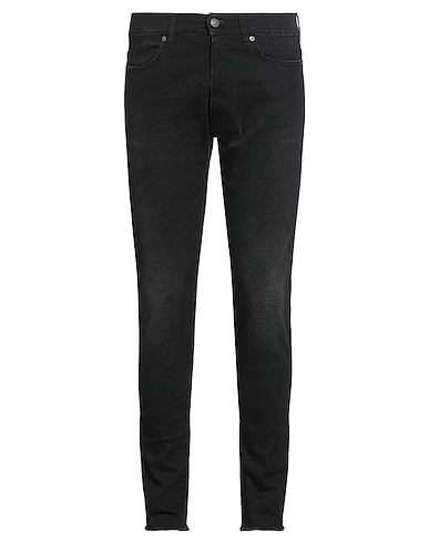 424 FOURTWOFOUR Denim trousers 98% Cotton, 2% Elastane
