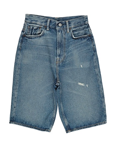 ACNE STUDIOS Τζιν σορτς Μπλε 100% Βαμβάκι
