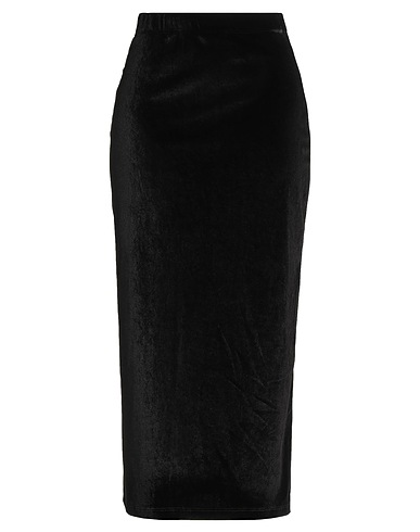 THE ABITO Milano Gonna midi Nero 90% Poliestere, 10% Elastan