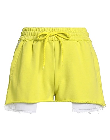 GAëLLE Paris ショートパンツ&バミューダパンツ ライムグリーン コットン 90% / ポリエステル 10%