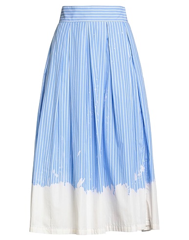 DEPARTMENT 5 Midi skirt Sky blue 100% Cotton