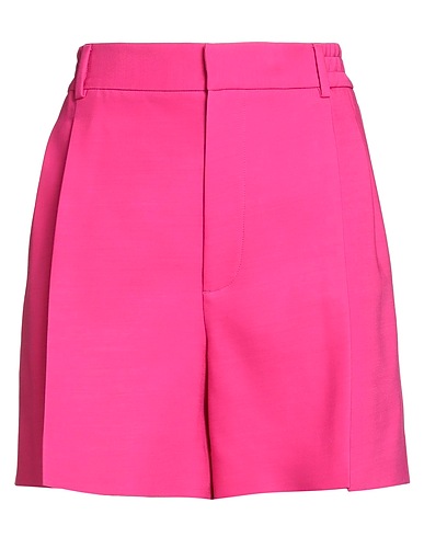 VALENTINO GARAVANI Shorts & Bermuda Fucsia 79% Lana, 19% Seta, 2% Elastan