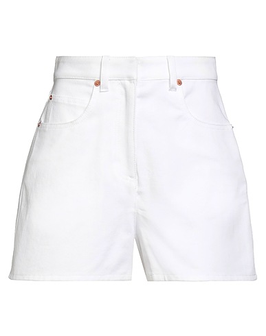 VALENTINO GARAVANI Denim shorts White 100% Cotton