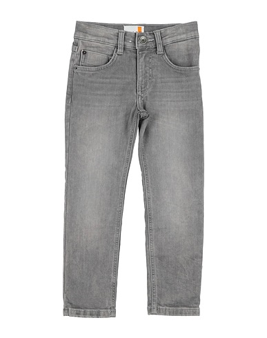 TIMBERLAND Denim trousers Grey 84% Cotton, 8% Polyester, 7% Viscose, 1% Elastane