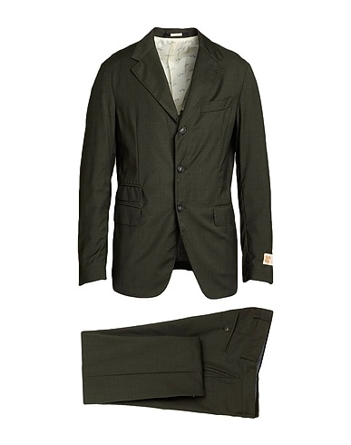 MASSIMO ALBA Suits VERDE MILITARE 100% Wool