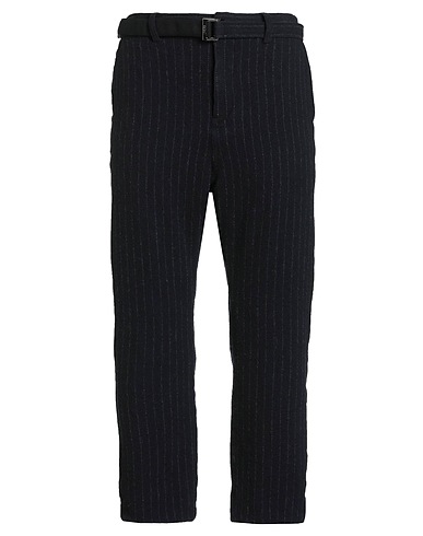 SACAI Casual trouser Midnight blue 100% Wool