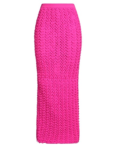 VALENTINO GARAVANI Long skirt Fuchsia 100% Virgin Wool