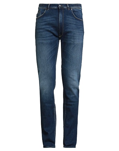 BARMAS Denim pants Blue 85% Cotton, 14% Polyester, 1% Elastane