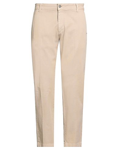 LIU •JO MAN Casual trouser Beige 98% Cotton, 2% Elastane
