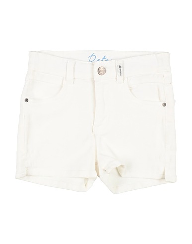 RETOUR Denim shorts White 98% Cotton, 2% Elastane