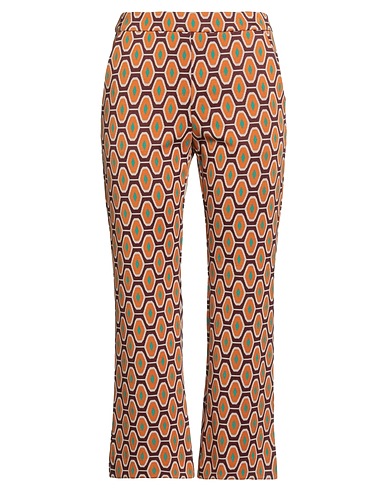 MALÌPARMI Casual pants Orange 100% Polyester