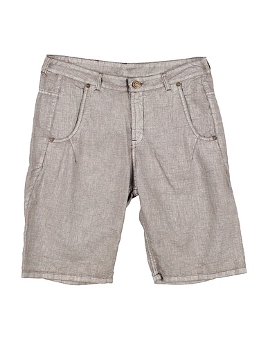 MANILA GRACE Shorts & Bermudas Khaki 100% Leinen