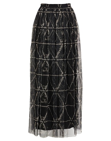 COMPAGNIA ITALIANA Maxi Skirts Black 100% Polyester