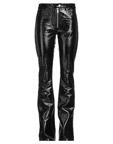 COURRÈGES Pantalon Noir 88% Coton, 10% Polyuréthane, 2% Élasthanne