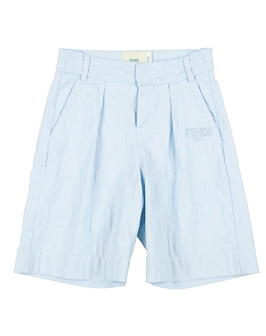 FENDI Shorts & Bermuda KIDS Sky blue 100% Cotton, Polyester