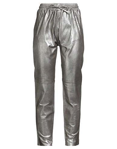 OAKWOOD Casual pants Silver Goat skin
