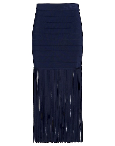 TWINSET Midi skirt 85% Viscose, 13% Polyamide, 2% Elastane