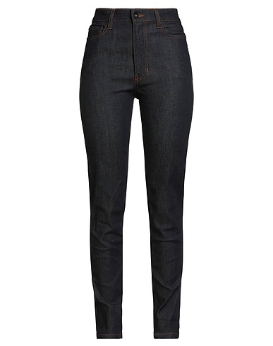 AIGLE Denim trousers Blue 98% Cotton, 2% Elastane
