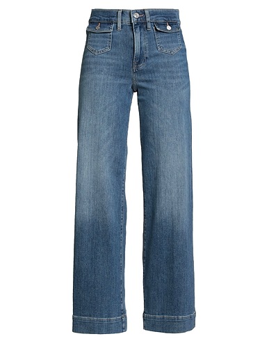 FRAME Denim pants Blue 77% Cotton, 18% Rayon, 4% Elasterell-p, 1% Elastane