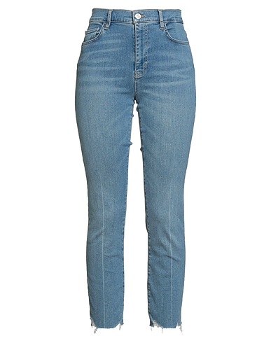 FRAME Denim pants Blue 63% Organic cotton, 27% Cotton, 5% Recycled polyacrylic, 5% Elastane