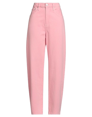 FRAME Denim trousers Pink 100% Cotton