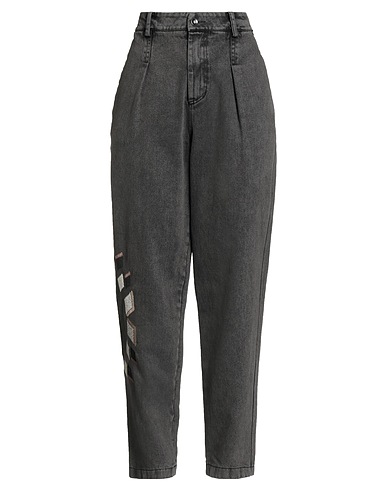 REBEL QUEEN by LIU •JO Denim trousers Grey 100% Cotton