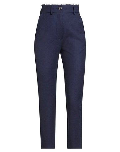 MOMONÍ Casual trouser Midnight blue 96% Virgin Wool, 4% Elastane