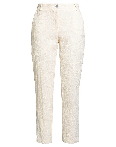 REBEL QUEEN by LIU •JO Casual pants Ivory 100% Cotton