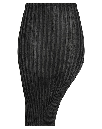 A. ROEGE HOVE Midi skirt Black Textile fibers