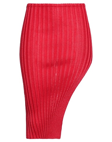 A. ROEGE HOVE Midi skirt Red Textile fibres